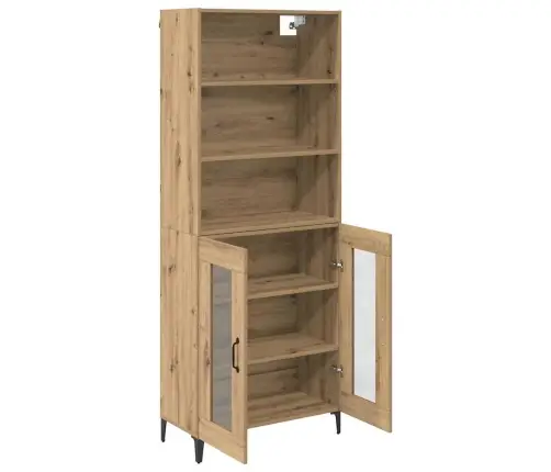 Augstais Skapītis Artisānā Ozols 69,5 X 34 X 180 Cm Vidaxl