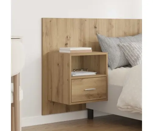 Gultas Galva Ar Skapīšu 3 Pcs Artisānā Ozols Inženierijas Koks Vidaxl