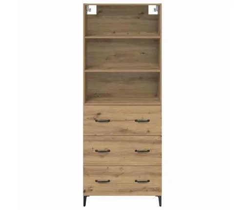 Augstais Skapītis Artisānā Ozols 69,5 X 34 X 180 Cm Vidaxl