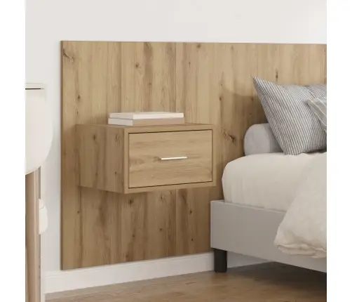 Gultas Galva Ar Skapīšu 3 Pcs Artisānā Ozols Inženierijas Koks Vidaxl