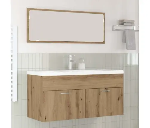 Vannas Istabas Skapītis Artisānā Ozols 100 X 38,5 X 46 Cm Vidaxl