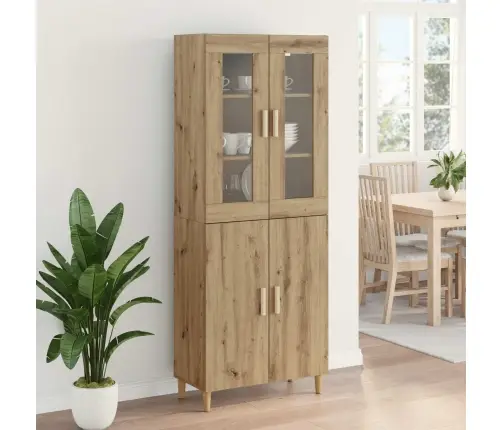 Augstais Skapītis Artisānā Ozols 69,5 X 34 X 180 Cm Vidaxl