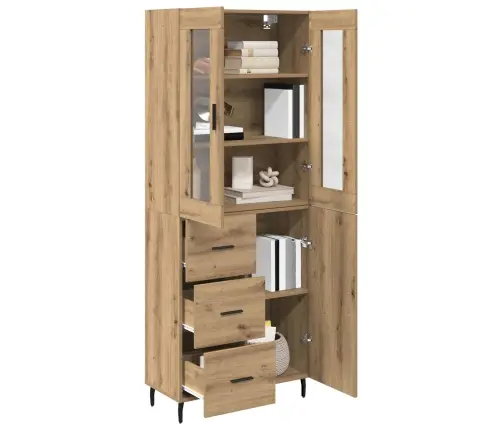 Kõrgushein Sahtliga 2 Pcs Käsitööpuu Kunstlik Puit Ja Klaas