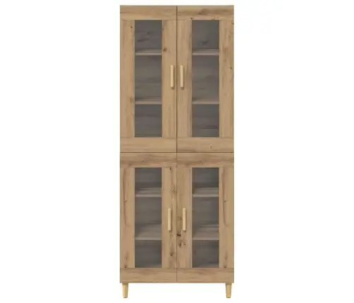 Augstais Skapītis Artisānā Ozols 69,5 X 34 X 180 Cm Vidaxl