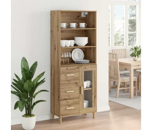 Aukštas Spintelė Amatininkų Ąžuolas 69,5 X 32,5 X 180 Cm