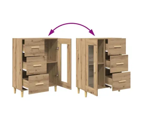 Aukštas Spintelė Amatininkų Ąžuolas 69,5 X 32,5 X 180 Cm