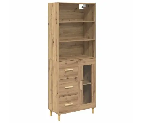 Aukštas Spintelė Amatininkų Ąžuolas 69,5 X 32,5 X 180 Cm