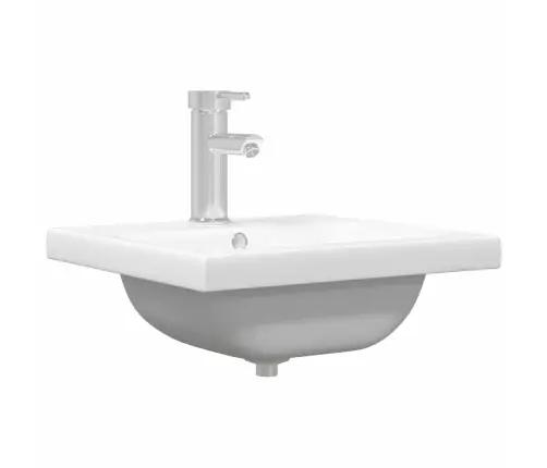 Vannas Istabas Izlietnes Skapītis Ar Atvilktni Melns Ozolkoks Vidaxl