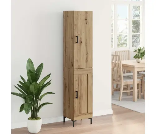 Augstais Skapītis Artisānā Ozols 69,5 X 34 X 180 Cm Vidaxl