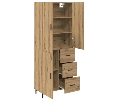 Aukštas Spintelė Amatininkų Ąžuolas 69,5 X 34 X 180 Cm