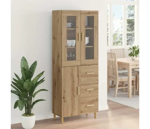 Augstais Skapītis Artisānā Ozols 69,5 X 34 X 180 Cm Vidaxl