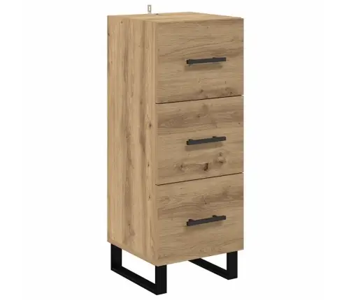 Augstais Skapītis Artisānā Ozols 69,5 X 34 X 180 Cm Vidaxl