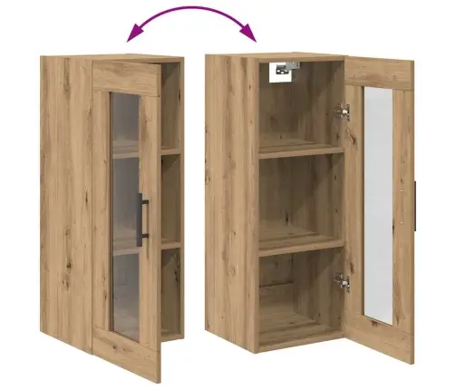 Augstais Skapītis Artisānā Ozols 69,5 X 34 X 180 Cm Vidaxl