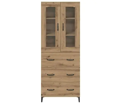 Augstais Skapītis Artisānā Ozols 69,5 X 34 X 180 Cm Vidaxl