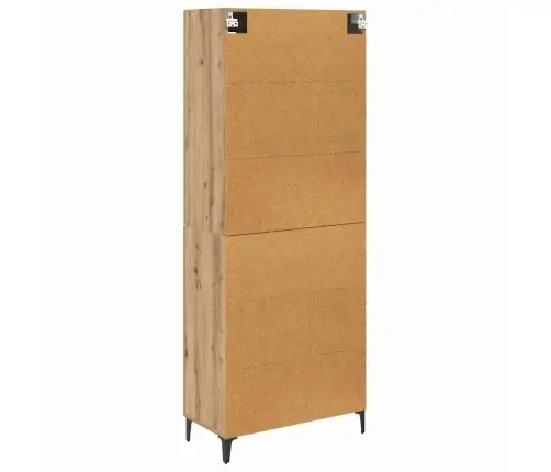 Augstais Skapītis Artisānā Ozols 69,5 X 34 X 180 Cm Vidaxl