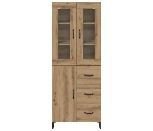 Augstais Skapītis Artisānā Ozols 69,5 X 34 X 180 Cm Vidaxl