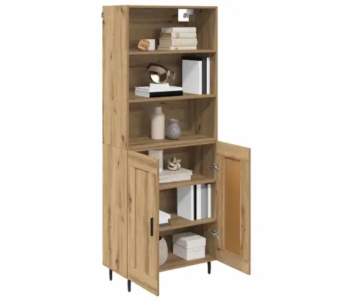 Augstais Skapītis Artisānā Ozols 69,5 X 34 X 180 Cm Vidaxl
