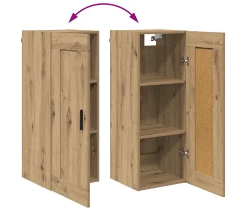 Augstais Skapītis Artisānā Ozols 34,5 X 34 X 180 Cm Vidaxl