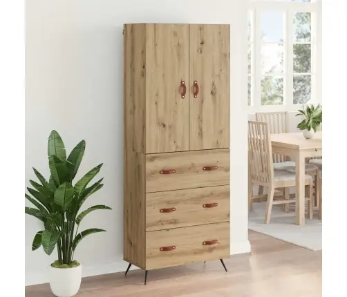 Aukštas Spintelė Amatininkų Ąžuolas 69,5 X 34 X 180 Cm