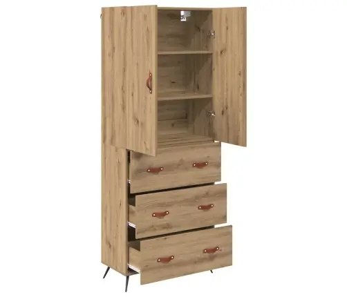 Aukštas Spintelė Amatininkų Ąžuolas 69,5 X 34 X 180 Cm