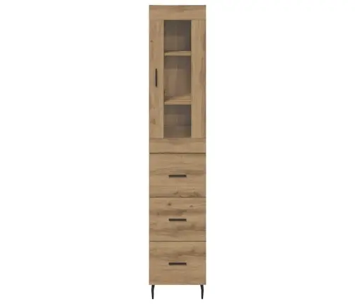 Aukštas Spintelė Amatininkų Ąžuolas 34,5 X 34 X 180 Cm