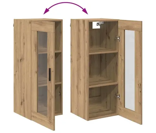 Aukštas Spintelė Amatininkų Ąžuolas 34,5 X 34 X 180 Cm