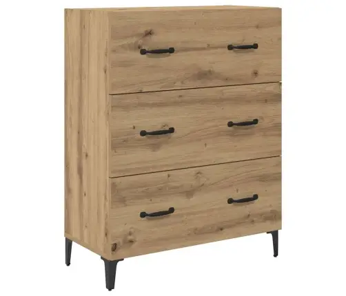 Augstais Skapītis Artisānā Ozols 69,5 X 34 X 180 Cm Vidaxl