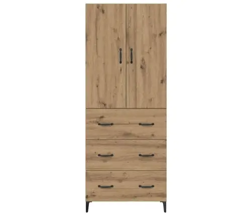 Augstais Skapītis Artisānā Ozols 69,5 X 34 X 180 Cm Vidaxl