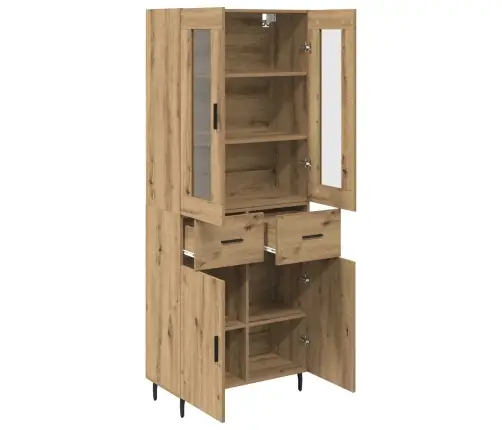 Kõrgushein Sahtliga 2 Pcs Käsitööpuu Kunstlik Puit Ja Klaas