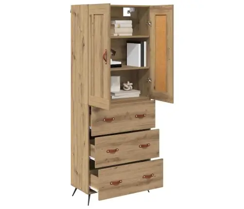 Aukštas Spintelė Amatininkų Ąžuolas 69,5 X 34 X 180 Cm