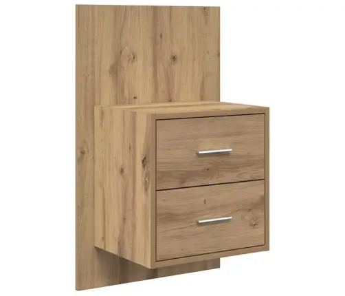 Gultas Galva Ar Skapīšu 3 Pcs Artisānā Ozols Inženierijas Koks Vidaxl