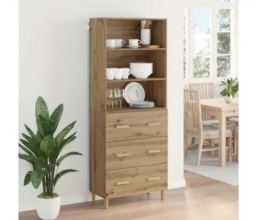 Aukštas Spintelė Amatininkų Ąžuolas 69,5 X 32,5 X 180 Cm