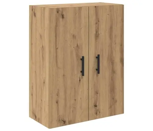 Augstais Skapītis 2 Pcs Artisānā Ozols Koka Un Stikla Materiāls Vidaxl