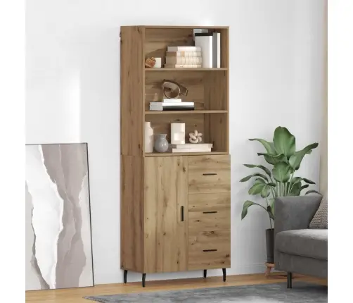 Aukštas Spintelė Amatininkų Ąžuolas 69,5 X 34 X 180 Cm