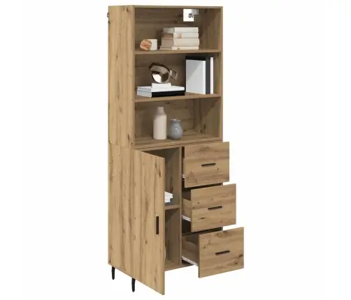 Aukštas Spintelė Amatininkų Ąžuolas 69,5 X 34 X 180 Cm