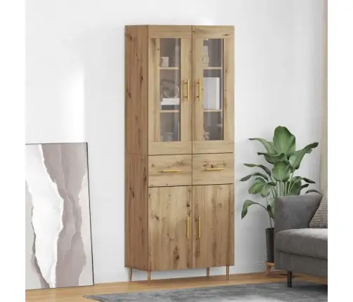 Kõrgushein 2 Pcs Käsitööpuu 69,5 X 34 X 180 Cm Tehispuit