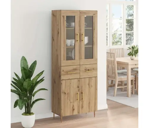 Kõrgushein 2 Pcs Käsitööpuu 69,5 X 34 X 180 Cm Tehispuit