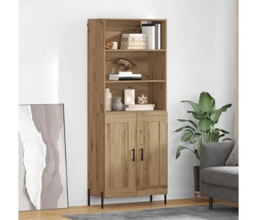 Aukštas Spintelė Amatininkų Ąžuolas 69,5 X 32,5 X 180 Cm