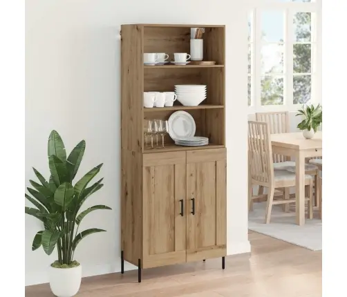 Aukštas Spintelė Amatininkų Ąžuolas 69,5 X 32,5 X 180 Cm