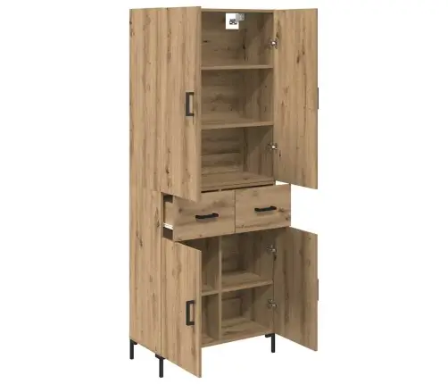 Aukštas Spintelė Amatininkų Ąžuolas 69,5 X 34 X 180 Cm