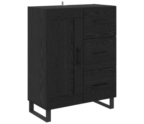 Kõrgushein Seinale Kinnitatav 2 Pcs Must Tamm Tehispuit