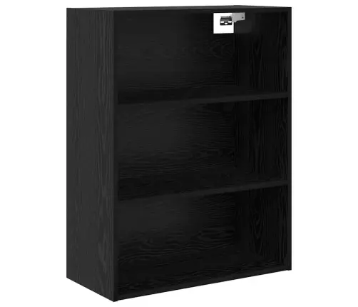 Kõrgushein 2 Pcs Must Tamm 69,5 X 32,5 X 180 Cm Tehispuit