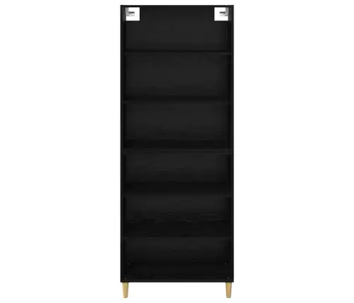 Kõrgushein 2 Pcs Must Tamm 69,5 X 32,5 X 180 Cm Tehispuit