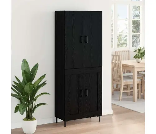 Kõrgushein Must Tamm 69,5 X 34 X 180 Cm Tehispuit