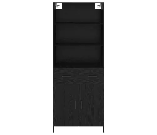 Kõrgushein Sahtliga Must Tamm 69,5 X 34 X 180 Cm Tehispuit