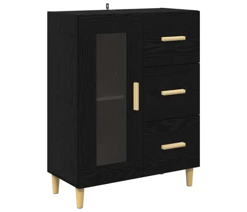 Kõrgushein Sahtliga Must Tamm 69,5 X 34 X 180 Cm Tehispuit