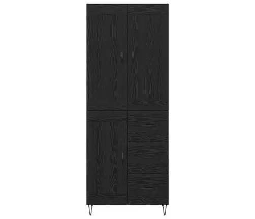 Kõrgushein Sahtliga Must Tamm 69,5 X 34 X 180 Cm Tehispuit