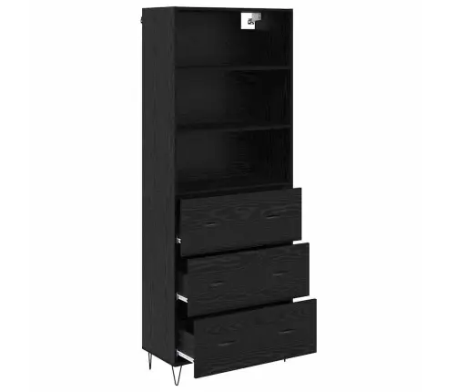 Kõrgushein Sahtliga 2 Pcs Must Tamm Tehispuit