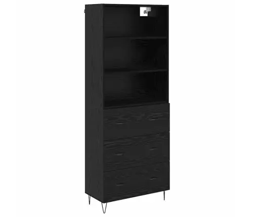 Kõrgushein Sahtliga 2 Pcs Must Tamm Tehispuit