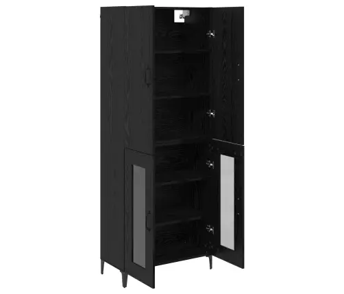 Kõrgushein Must Tamm 69,5 X 34 X 180 Cm Tehispuit